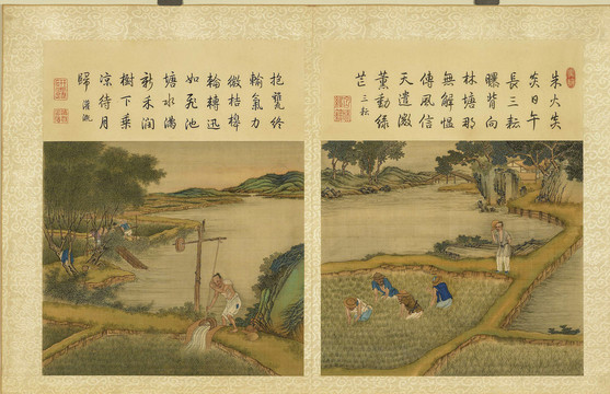 陳枚耕織圖