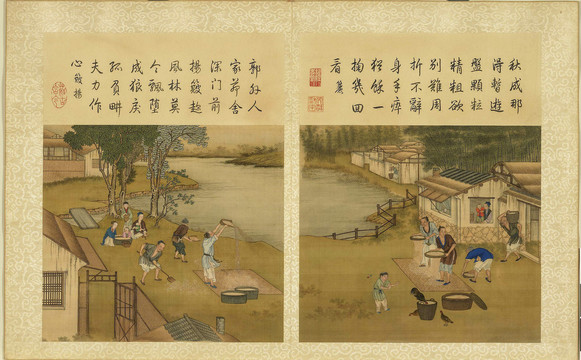 陳枚耕織圖