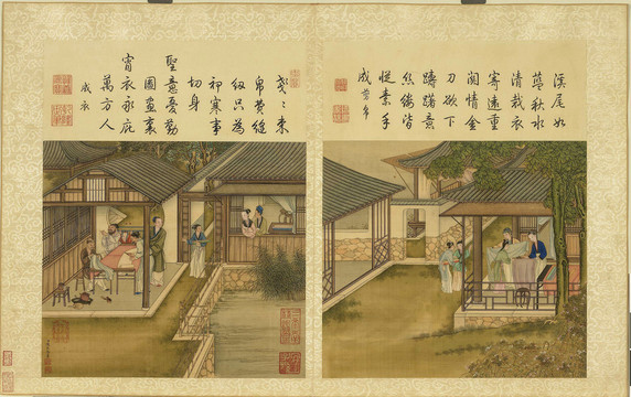 陳枚耕織圖