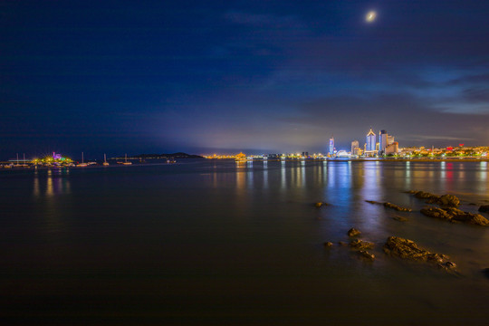 青岛夜景风光