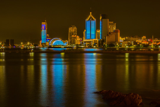 青岛夜景风光