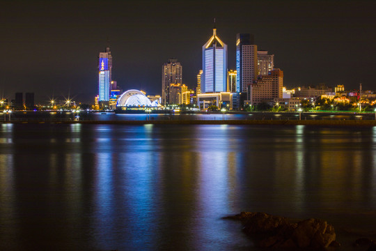 青岛夜景风光