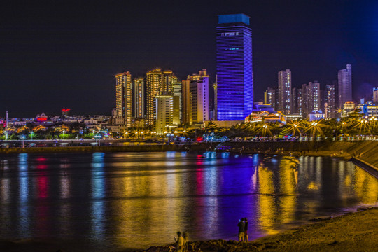 青岛夜景风光