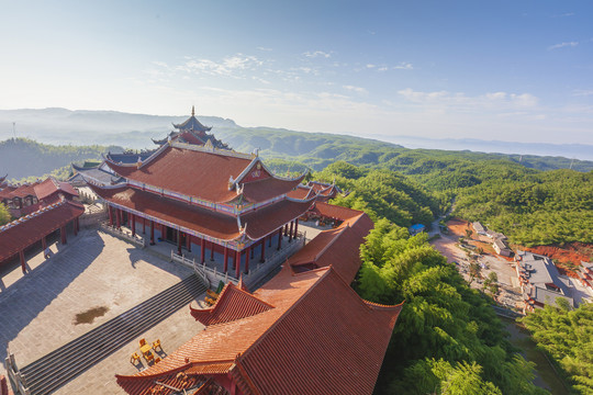 宜宾蜀南竹海龙吟寺景点景观