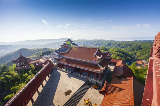 宜宾蜀南竹海龙吟寺景点景观