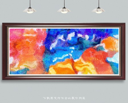 简约油画