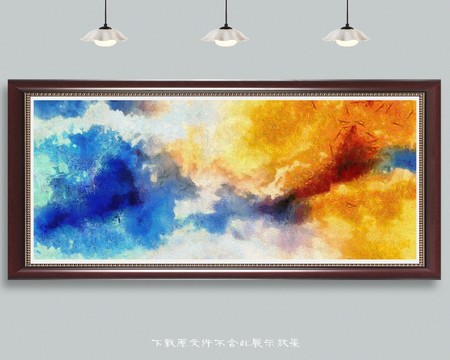 簡約抽象畫