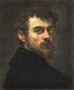 丁托列托欧洲男士肖像油画