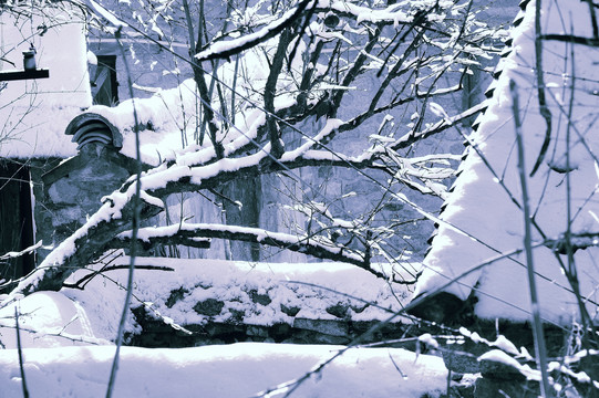 老北京雪景