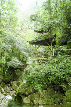 青城后山风景区清风亭