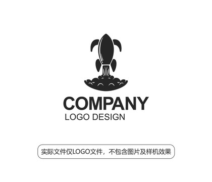 乌龟火箭LOGO