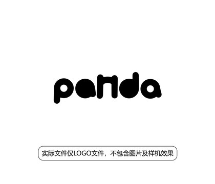 熊猫英文LOGO