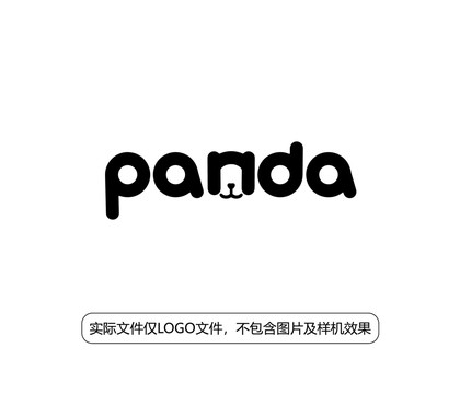 熊猫英文LOGO