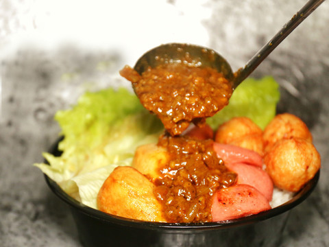 花枝丸腸仔飯
