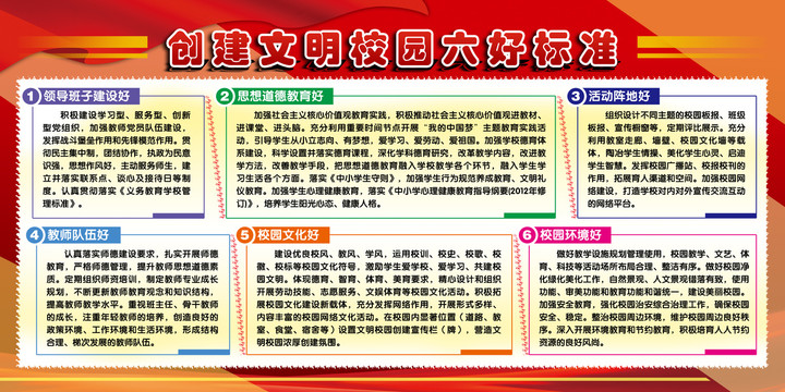 文明校園六好標(biāo)準(zhǔn)