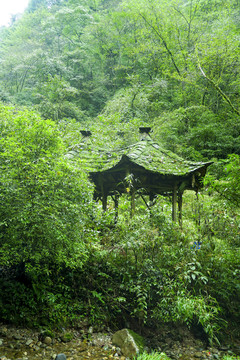 青城后山风景区清风亭