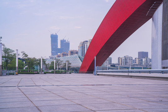 中国南京奥体中心建筑和广场