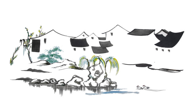 水墨江南畫