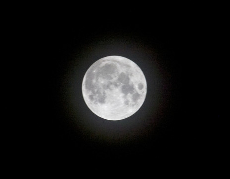 圆月圆月亮超级月亮高清月球
