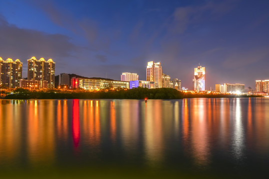 厦门筼筜湖夜景