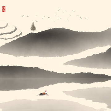 意境山水畫