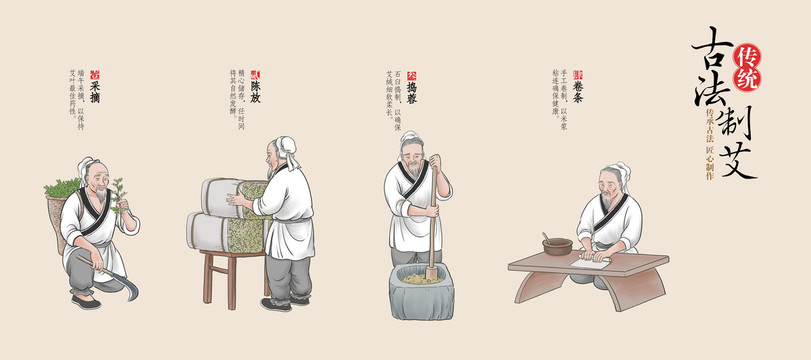 古法艾灸條