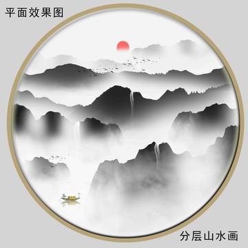 圓形抽象畫