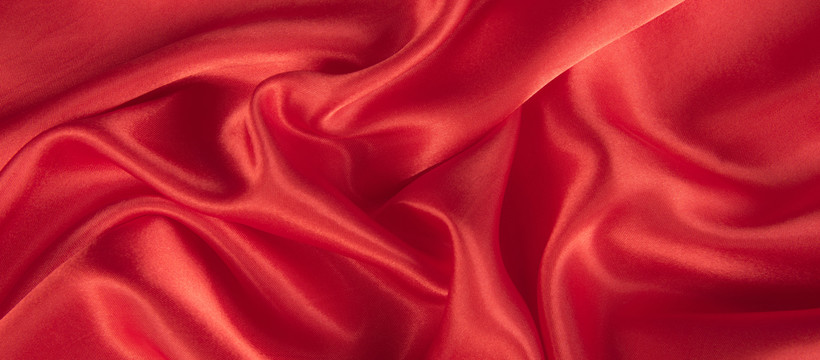 红色丝绸背景素材