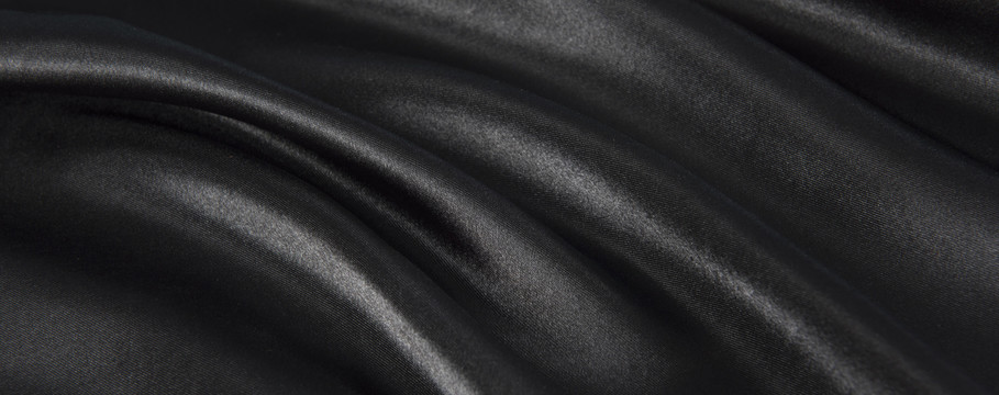 黑色丝绸背景素材
