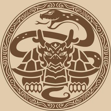 四神獸玄武繁