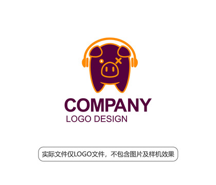 音乐猪LOGO