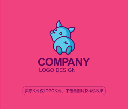 蓝猪LOGO