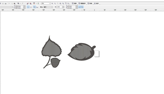 树叶造型
