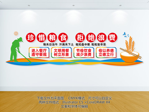 珍惜糧食拒絕浪費