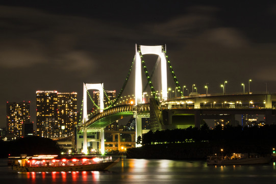 夜晚的跨海大桥