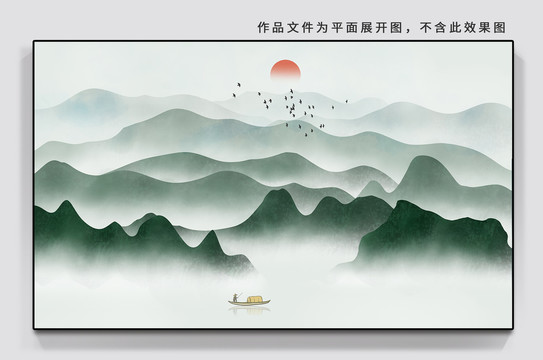 新中式裝飾畫