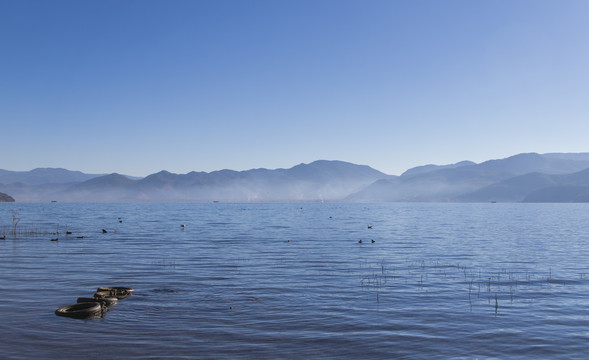 泸沽湖清晨