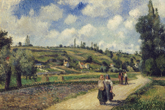 卡米耶·毕沙罗乡村风景油画