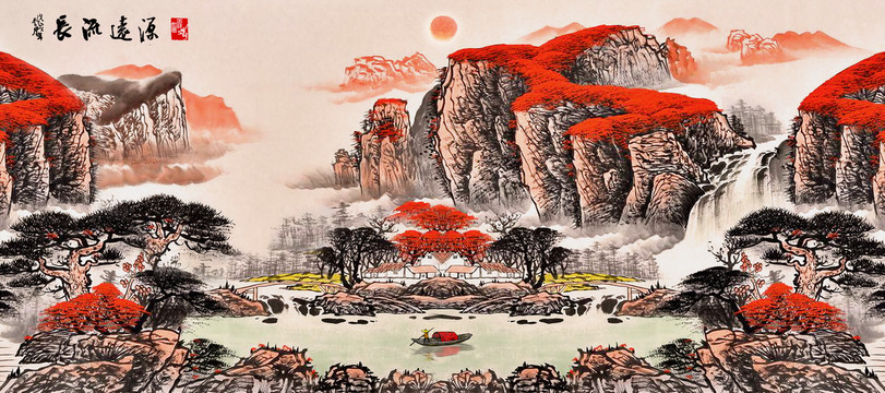 國畫山水畫