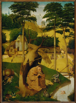 耶罗尼米斯·博斯欧洲神话人物油画