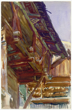 约翰·辛格·萨金特屋檐油画