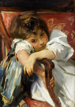 约翰·辛格·萨金特贵族女孩油画