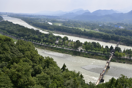 都江堰山水风光