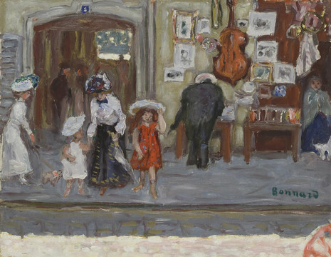 皮埃尔·博纳尔西方女子油画