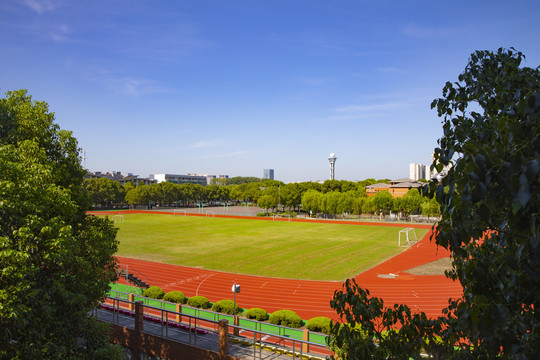 嘉兴一中学校校园风景