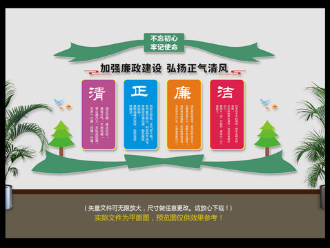 廉潔文化墻