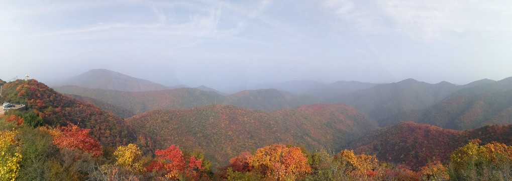 渑池红叶红满山