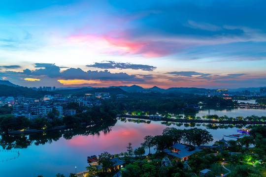 惠州西湖夜景