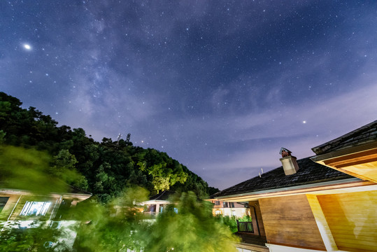 夏季银河星空