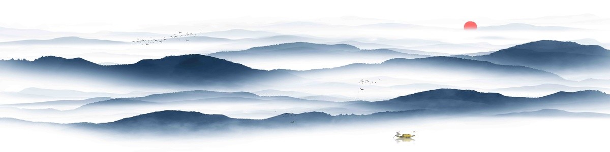 寫(xiě)意大幅水墨山水畫(huà)